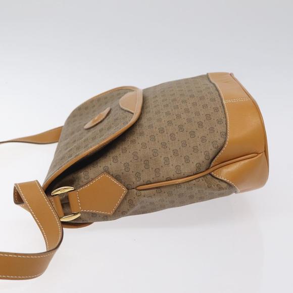 GUCCI Micro GG Supreme Shoulder Bag PVC Beige Gold Auth BA2767 - Picture 5 of 16